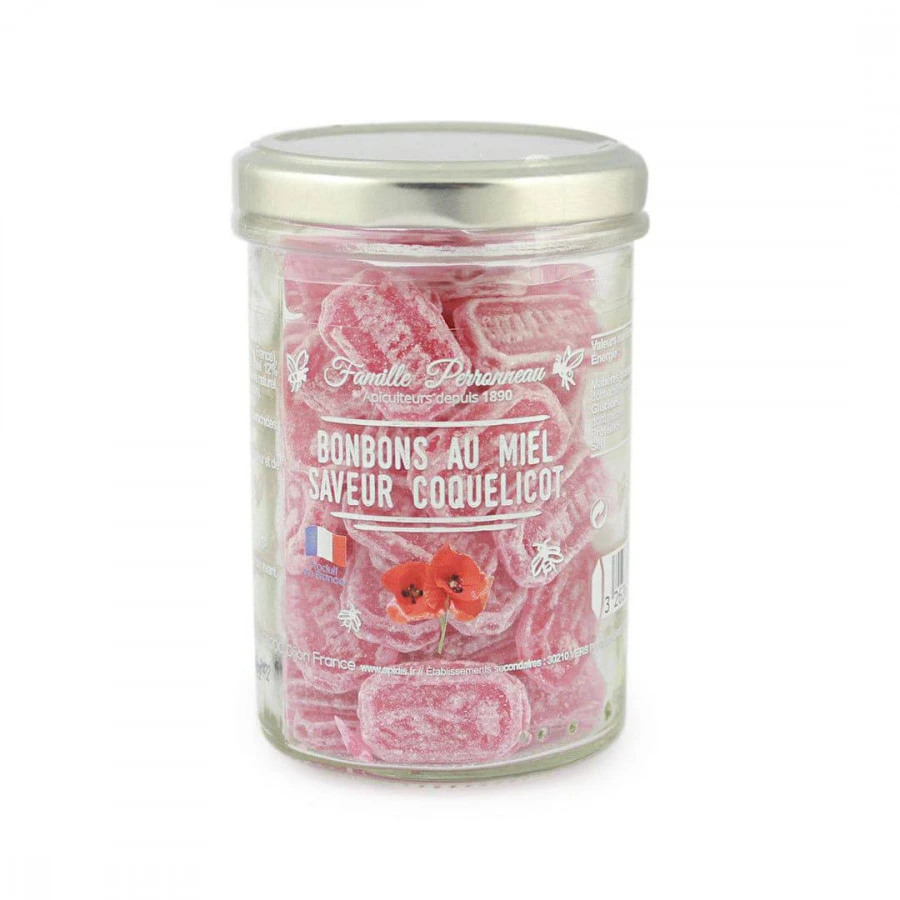 Bonbons miel et coquelicot