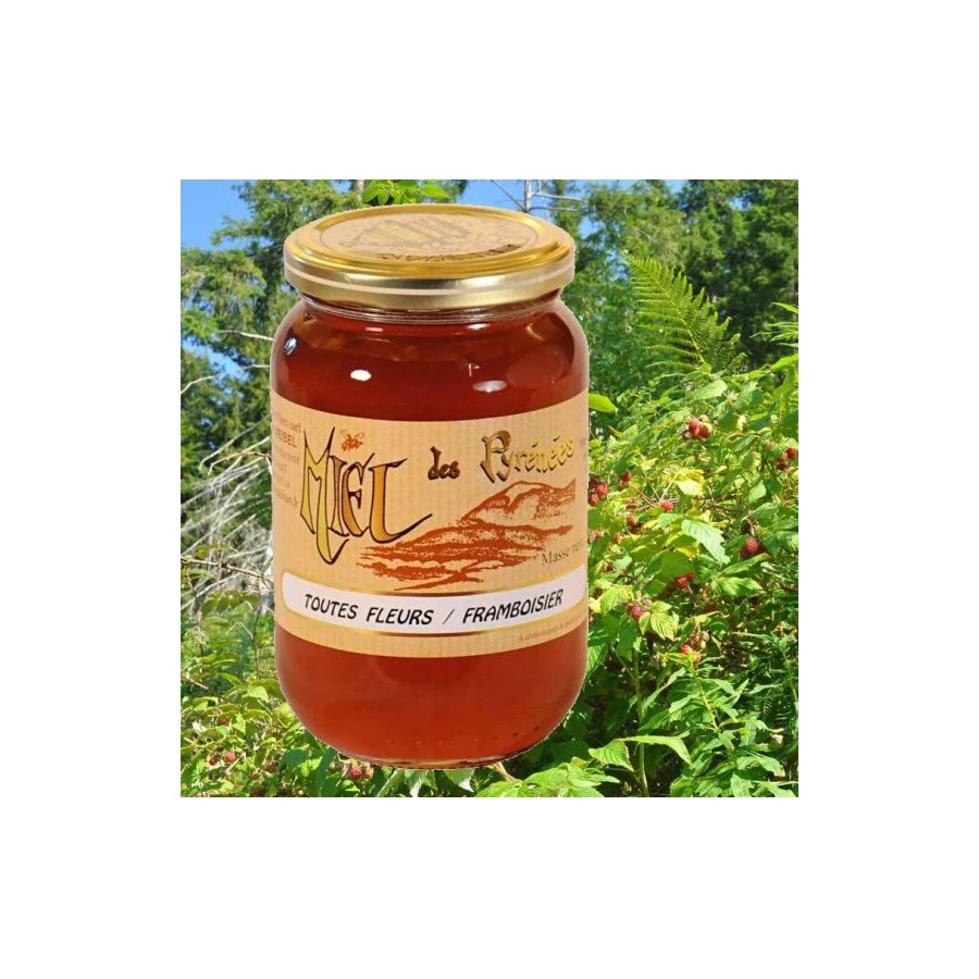 Miel toutes fleurs framboisier