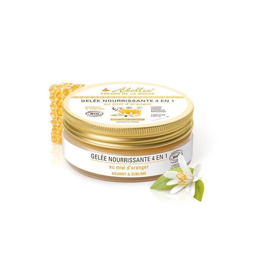 Gelée nourrissante 4 en 1 au miel d'oranger