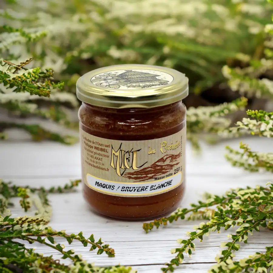 Miel bruyère blanche 250g