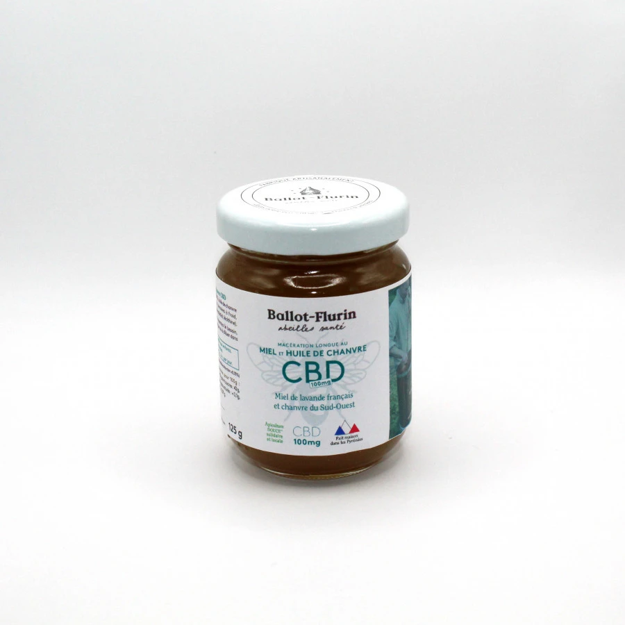 Miel et huile de chanvre CBD