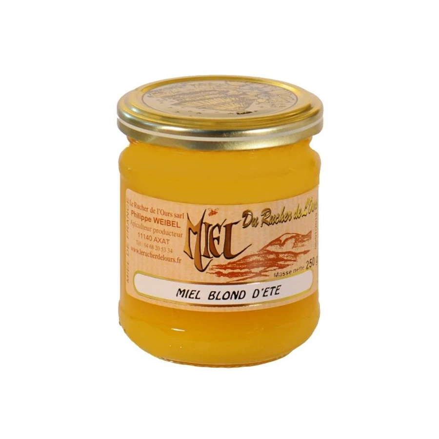 Miel blond d'été Tournesol