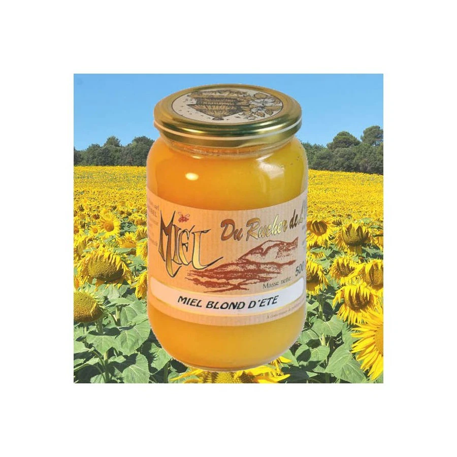 Miel blond d'été Tournesol