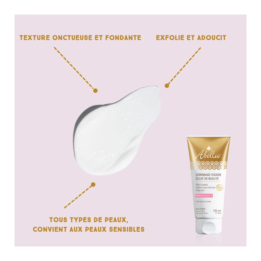 Gommage visage douceur certifié Bio
