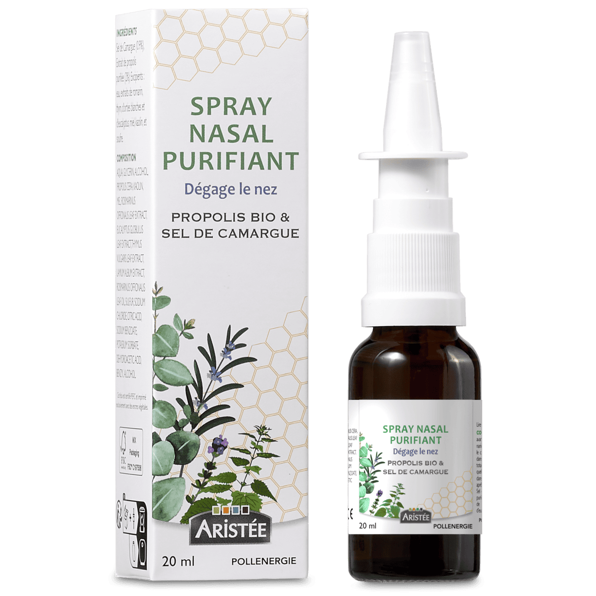 Spray Nasal purifiant Propolis et sel de Camargue