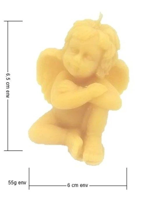Bougie chérubin cire d'abeille