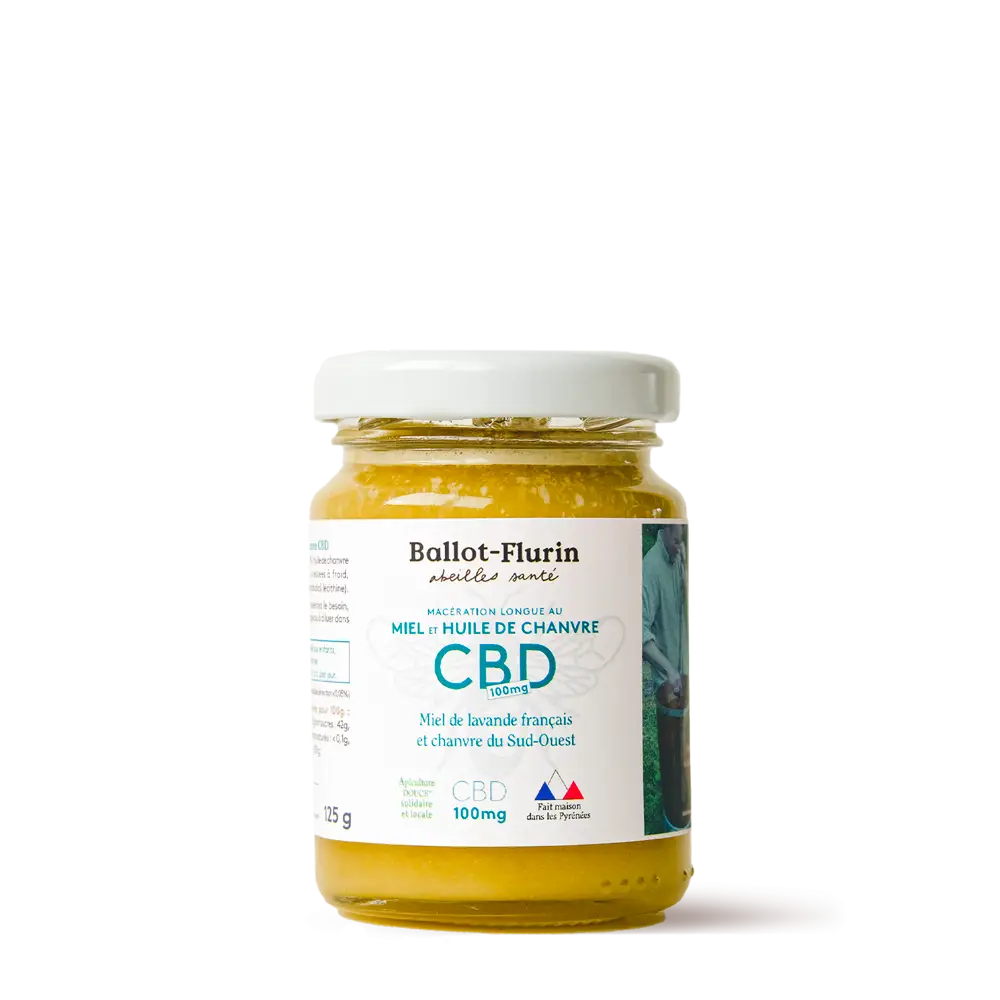Préparation de miel bio et CBD
