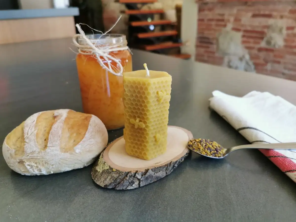 Bougies en cire d'abeille