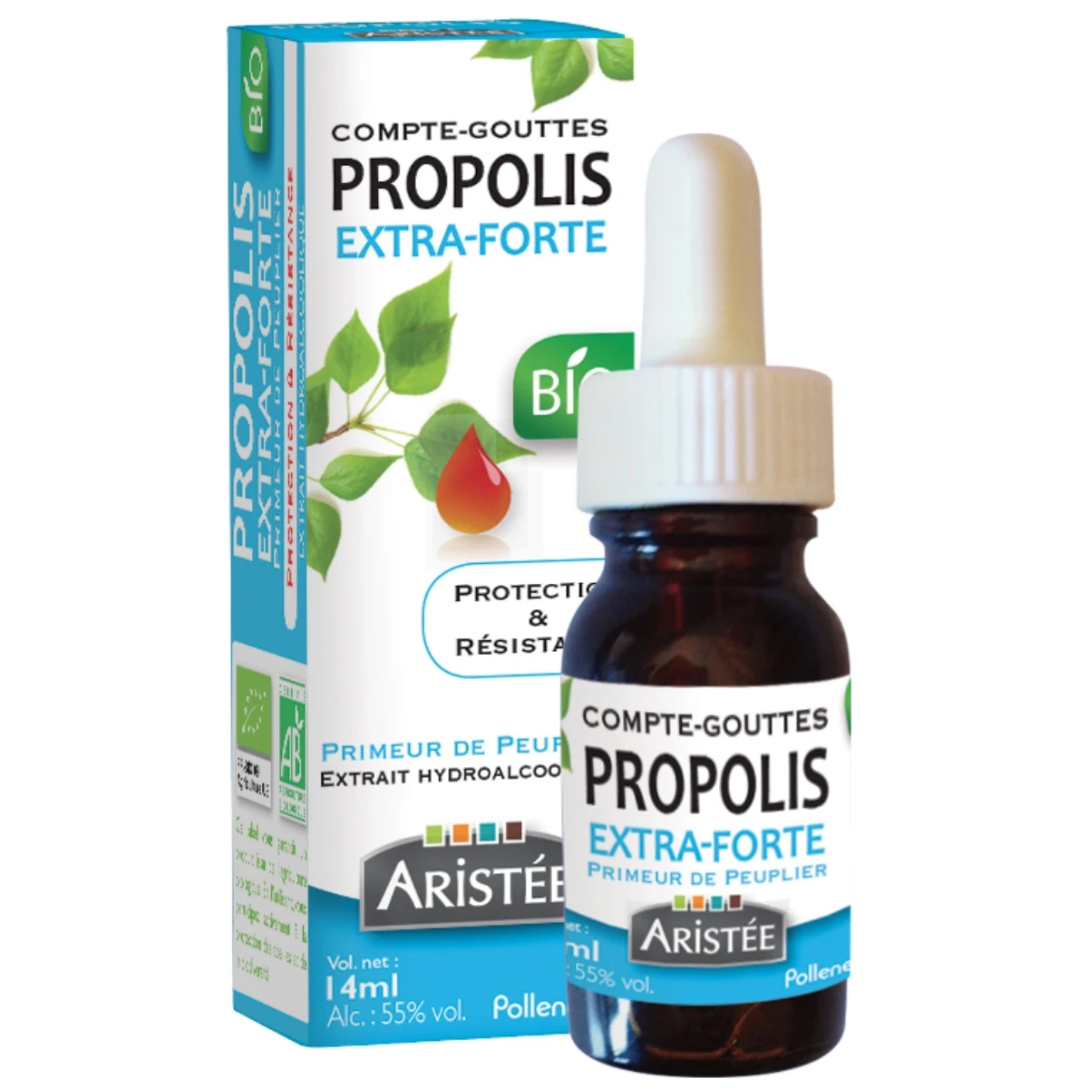 Compte-gouttes propolis extra-forte peuplier Bio